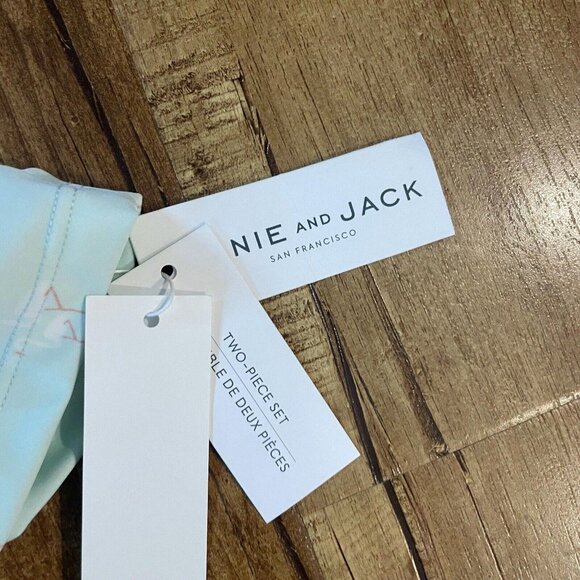 NEW 6-12m Janie and Jack GIRL Swimwear Flamingo Sunblock Bathing‎ suit 2 Piece - Picture 5 of 6